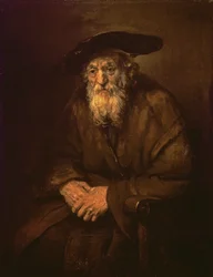 Portret van een oude Jood